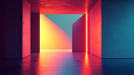 Poster - Vibrant Textured Surfaces with Soft Lighting Effects