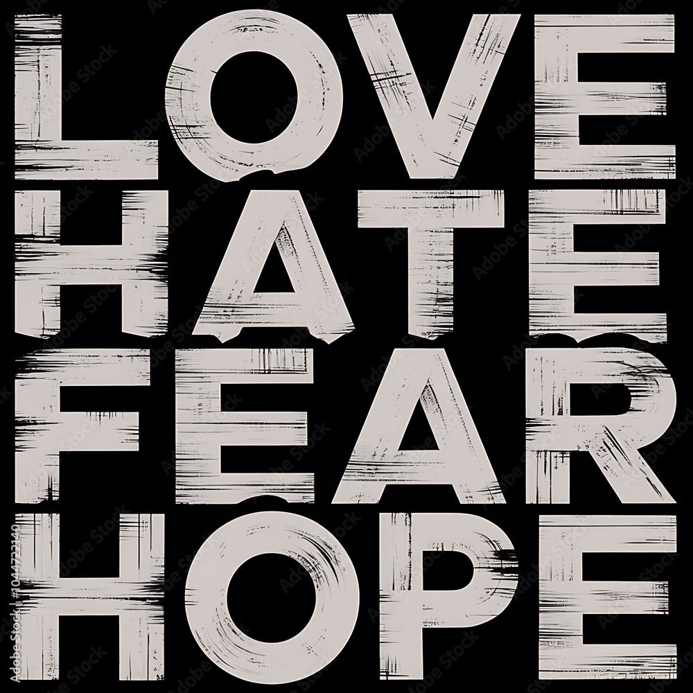 Exploring the dichotomy of love hate fear and hope an abstract ...
