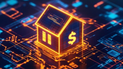 Digital Interface for Mortgages with High Contrast Design