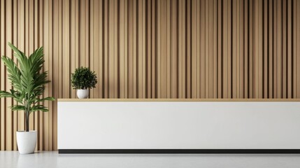 Wall Mural - Modern Office Interior with Clean Lines and Inviting Atmosphere