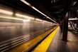 © Alessandro Persiani - New York city train in high speed transit, USA