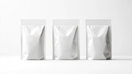 Poster - Isolated doypack template on a white background