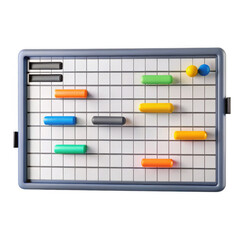 Poster - A colorful interactive learning board featuring various shapes and colors. Great for educational activities and child development.