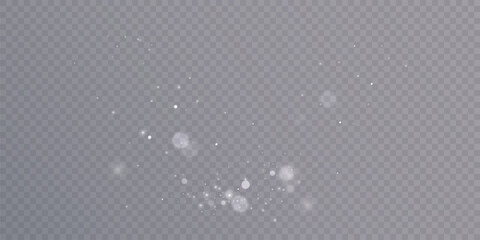 Aufkleber - Light effect of glare on transparent background. Semi-transparent light glare. Vector