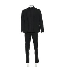 Wall Mural - Male mannequin with stylish black suit isolated on white