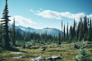 Tundra forest tree wilderness.