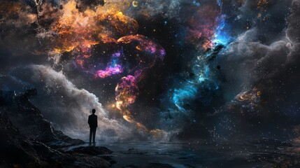Wall Mural - a look into the universe 43