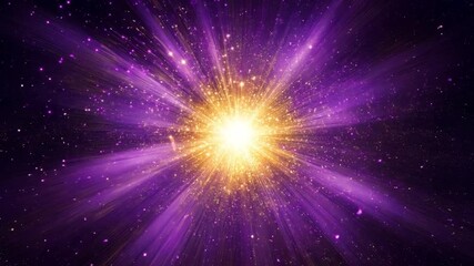 Wall Mural - a vibrant explosion of light and color in a cosmic setting showcases the beauty and mystery of the u