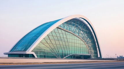 Poster - Modern Architectural Marvel with Sleek Design Features