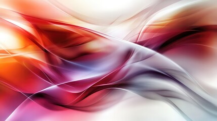 Poster - vibrant abstract waves in dynamic motion