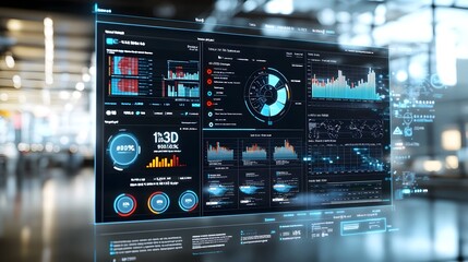 Poster - Cutting Edge Business Dashboard for Insightful Data Visualization and Analytics A Sophisticated Virtual Platform Offering Real Time Insights and Intelligent Decision Making Support