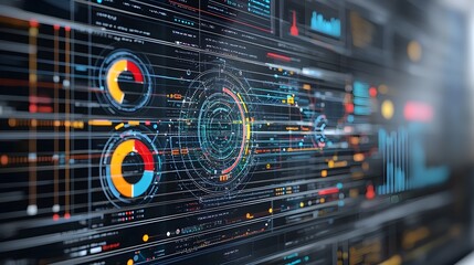 Poster - Innovative Virtual 3D Business Intelligence Platform Featuring Detailed Data Analytics and Dynamic Group Visualization Tools for Strategic Insights and Informed Decision Making
