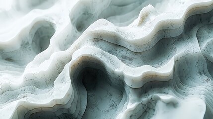 Poster - An innovative white and light grey background featuring flowing lines and subtle textures, creating a futuristic vibe suitable for technology-focused graphics and designs.
