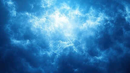Poster - Gentle, calming blue gradient background with subtle tonal shifts, ideal for presentations.