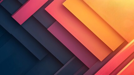Fototapete - Striking futuristic digital background featuring an intricate grid pattern with overlapping holographic light trails bold geometric forms and a dark atmospheric setting