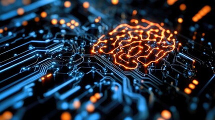 Poster - Neural circuit and cyber brain in a quantum computing system, AI technology and machine learning