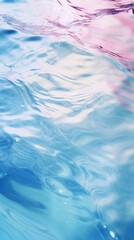 Canvas Print - A blue background with water ripples recreation outdoors swimming.