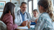 © Muhammad - A doctor discussing treatment options with a patient's family members