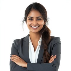 Canvas Print - Confident professional woman smiling