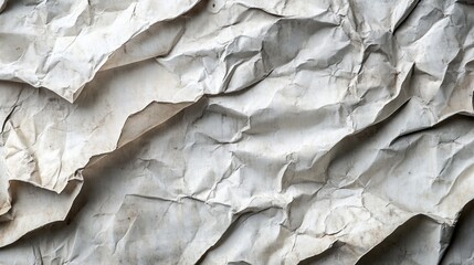 Aufkleber - A paper with a crumpled texture and a white background