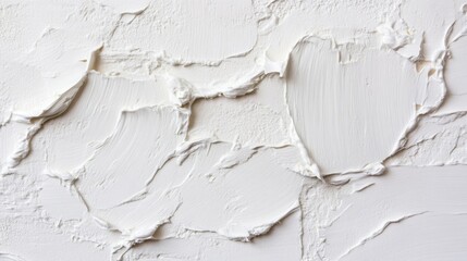 Poster - Close view of a white plaster wall reveals intricate textures and patterns that add depth and character to the interior design