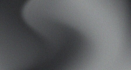 Wall Mural - abstract grey gradient grain texture background gray black white monochrome smooth grainy backdrop d