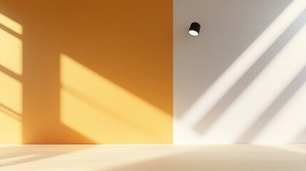 Minimalist Interior Design with Light and Shadow