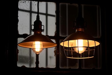 Industrial Factory Window Lights ;