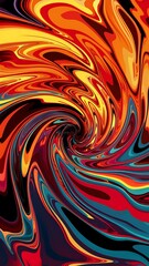 Aufkleber - Vector fluid abstract full color background