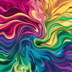 Aufkleber - Vector fluid abstract full color background