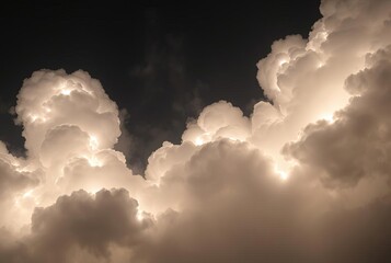 Clouds Created with Fiber Optic Light Patterns ;