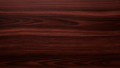 Wall Mural - Dark Brown Wood Surface with Intricate Grain Patterns