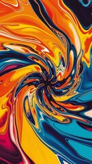 Aufkleber - Vector fluid abstract full color background