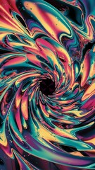 Aufkleber - Vector fluid abstract full color background