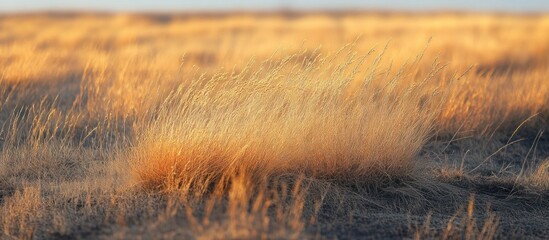 Canvas Print - Golden Grass Field