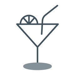 Canvas Print - Cocktail Icon Design