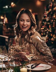 Wall Mural - new year party