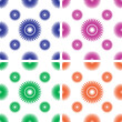 © aviavlad - Vibrant geometric patterns in cheerful colors creating a lively visual ambiance
