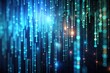 © chaiwat - Close-up abstract code anomalies in dark background repeatedly