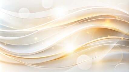 Poster - Modern gold and light grey square overlapped pattern on background. Abstract white luxury background. Minimal geometric white light background abstract design. Elegant white and gold Background