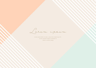 Wall Mural - two tone simple stripe background design
