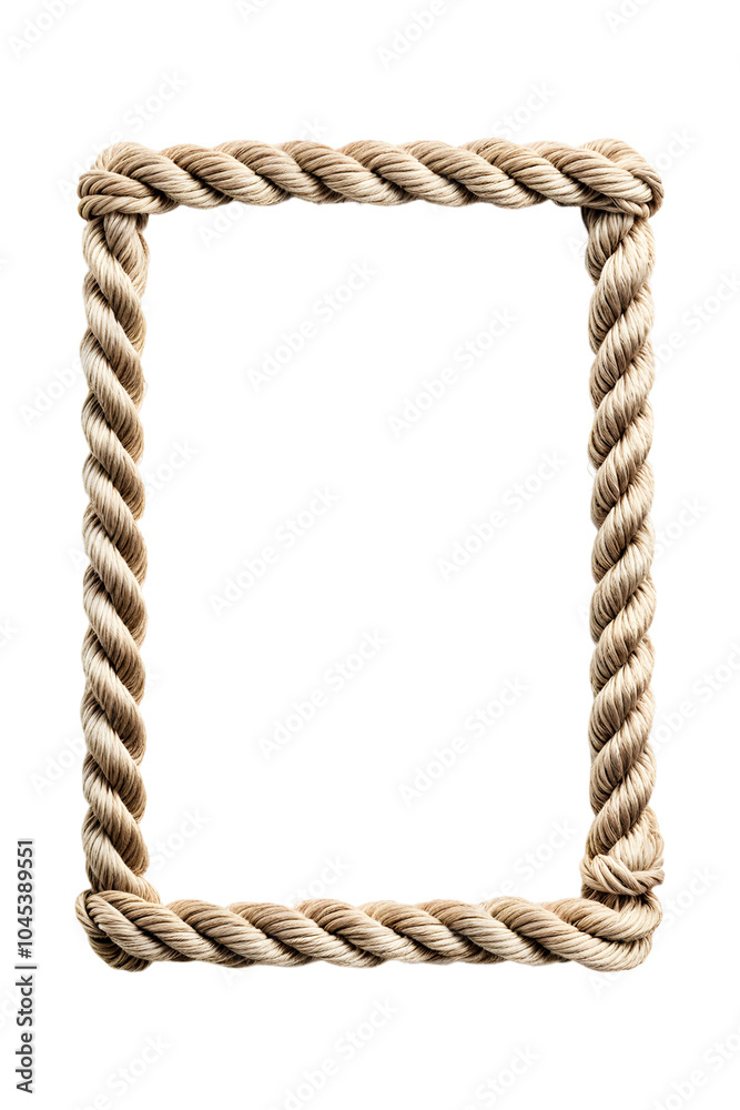 Transparent Rope Border Rope border frame transparent background Stock Illustration | Adobe Stock