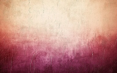 Poster - A textured gradient background with soft hues transitioning from cream to deep burgundy, suitable for design projects