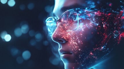 Poster - digital transformation conceptual for new generation technology