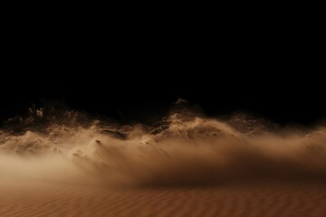 Wall Mural - desert sand explosion effect backdrop