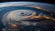 © Tamii - Hurricane viewed from space