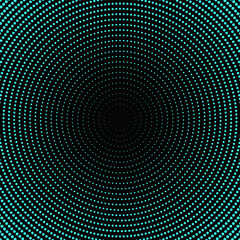 Poster - geometric circle pattern background - abstract vector graphic design from small circles