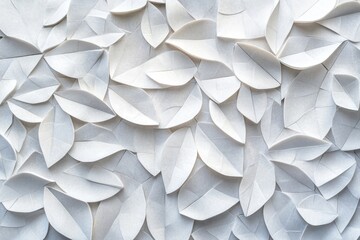Poster - A close-up shot of paper flowers, suitable for use in invitations, stationery or as a decorative element