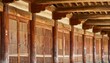 © 순단 강 - Pillars and rafters of traditional Korean wooden architecture