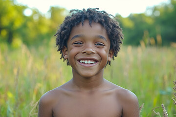 Black teenager boy on a outdoors background